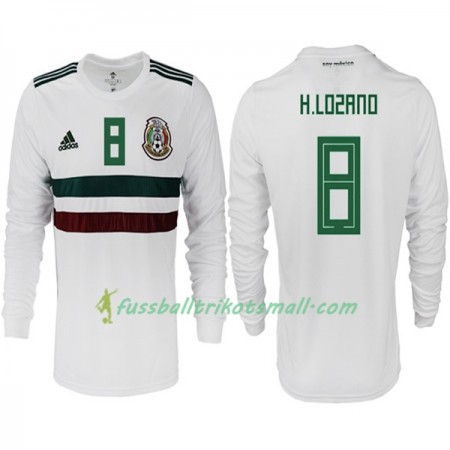 Fußballtrikots Mexiko H. LOZANO 8 WM 2018 Langarm Auswärts-trikot kaufen